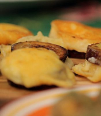 Batata-doce com queijo Serra da Canastra